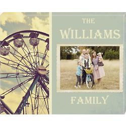 Family Adventure Personalized Photo Canvas