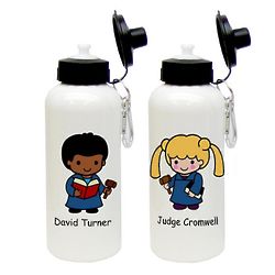 Personalized Custom Character Legal Aluminum Water Bottle
