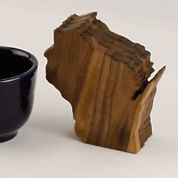 Wisconsin State Wood Coasters