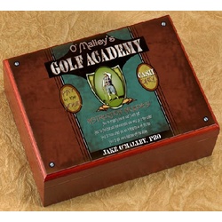 Personalized Golf Academy Humidor