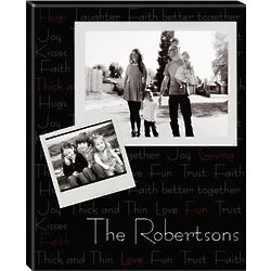 Family Sentiments Personalized Photo Canvas