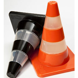 Traffic Cone Salt and Pepper Shakers
