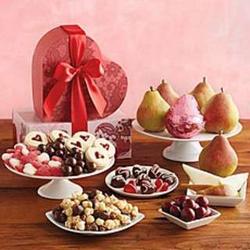 Sweetheart Fruits and Sweets Gift Tower