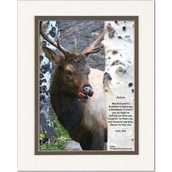 Family or Friend Poem Personalized Elk Print