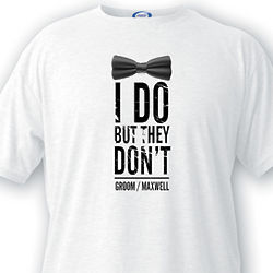 Personalized I Do Groom T-Shirt