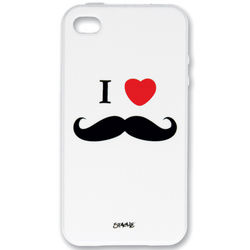 I Heart Mustaches iPhone Cover