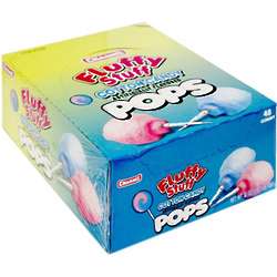 Fluffy Stuff Cotton Candy Lollipops