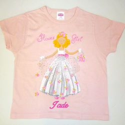 Flower Girl Personalized T-Shirt