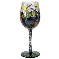 Drinking Witches Wine Glass