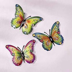Jeweled Butterfly Set