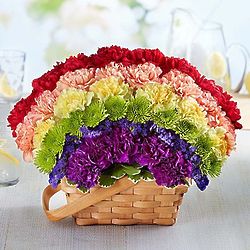 Over the Rainbow Bouquet Basket