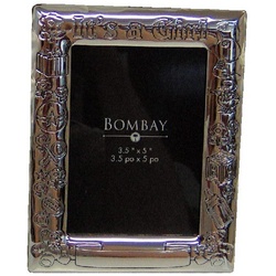 Bombay Girl or Boy Silver Frame