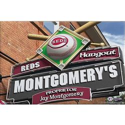 Cincinnati Reds 16x24 Personalized Pub Sign Canvas