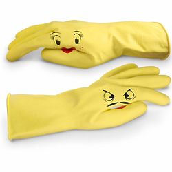 Hand-Puppet Dish Gloves