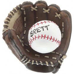 Baseball Glove Personalized Ornament