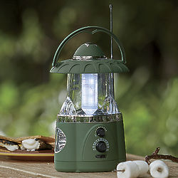 LED Lantern with Flashlight and Radio
