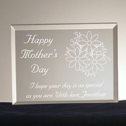 Mothers Day Bouquet Plaque