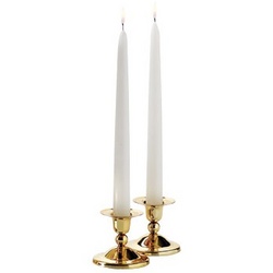 Taper Holder with 10" Taper Candle