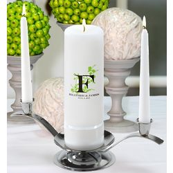 Personalized Nature's Bliss Unity Candle Set