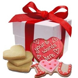 Personalized Valentine's Day Cookie Gift Box