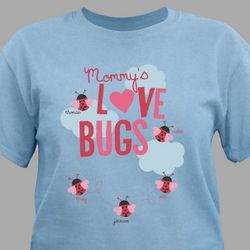 Custom Printed Love Bugs T-Shirt