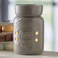 Faith Family Friend Ceramic Warmer