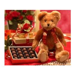 Valentine Teddy Bear and Truffles