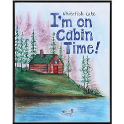Cabin Time Personalized Sign