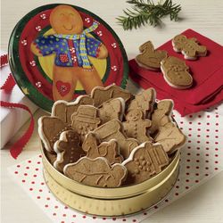 Gingerbread Spice Cookies in Tin
