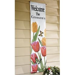 Personalized Welcome Spring Banner