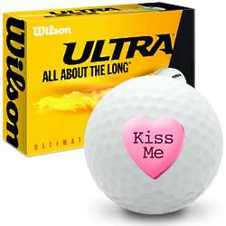 Candy Heart Kiss Me Ultra Ultimate Distance Golf Balls