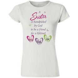Women's Personalized Sister T-Shirt