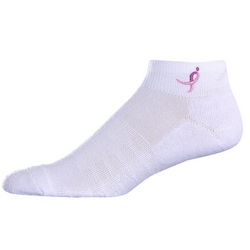 Women's Pink Ribbon Low Cut Socks