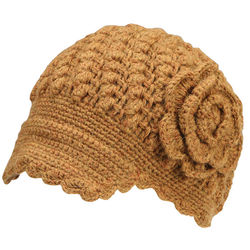 Cottage Crocheted Newsboy Cap