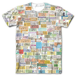 Concert Ticket Stubs Sublimated Tee