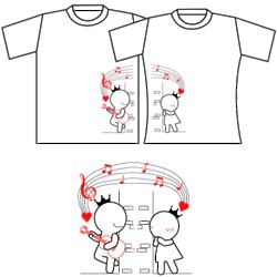Love Me Tender Couple T-Shirts