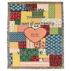 Mom Heart of the Family Tapestry