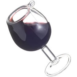 Red Wine Glass Personalized Ornament