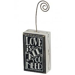 Love Is All You Need Block Photo Holders