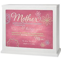 Personalized Promises Mother Accent Lamp