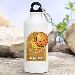 Basketball Personalized Water Bottle