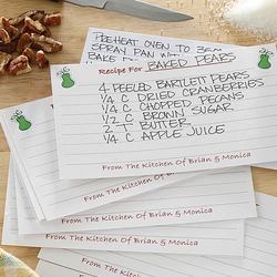 Happy Marriage 3x5 Personalized Recipe Cards