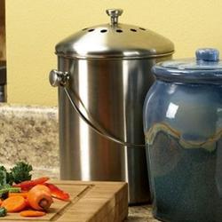 1-Gallon Stainless Compost Crock