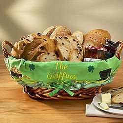 St. Patrick's Day Personalized Basket Liner