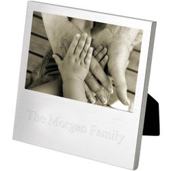 Wedding Personalized Silver 4x6 Picture Frame