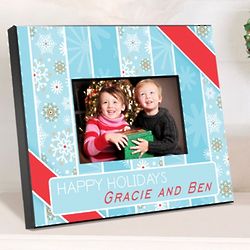 Personalized Snowflakes Picture Frame