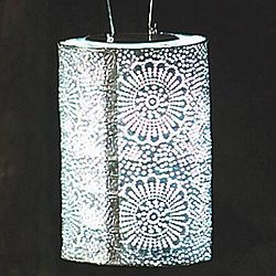 Soji Stella Solar Lantern in Silver