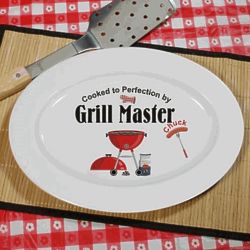 Personalized Barbecue Grill Master Platter