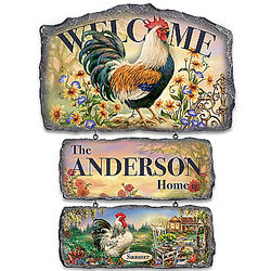 Country Farm Scenes Personalized Welcome Sign Collection