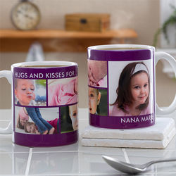 Picture Perfect Personalized Five Photo Mug